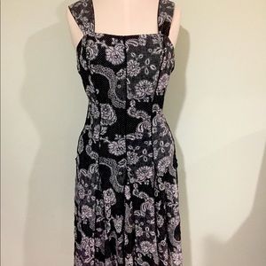 Lacy dress with straps